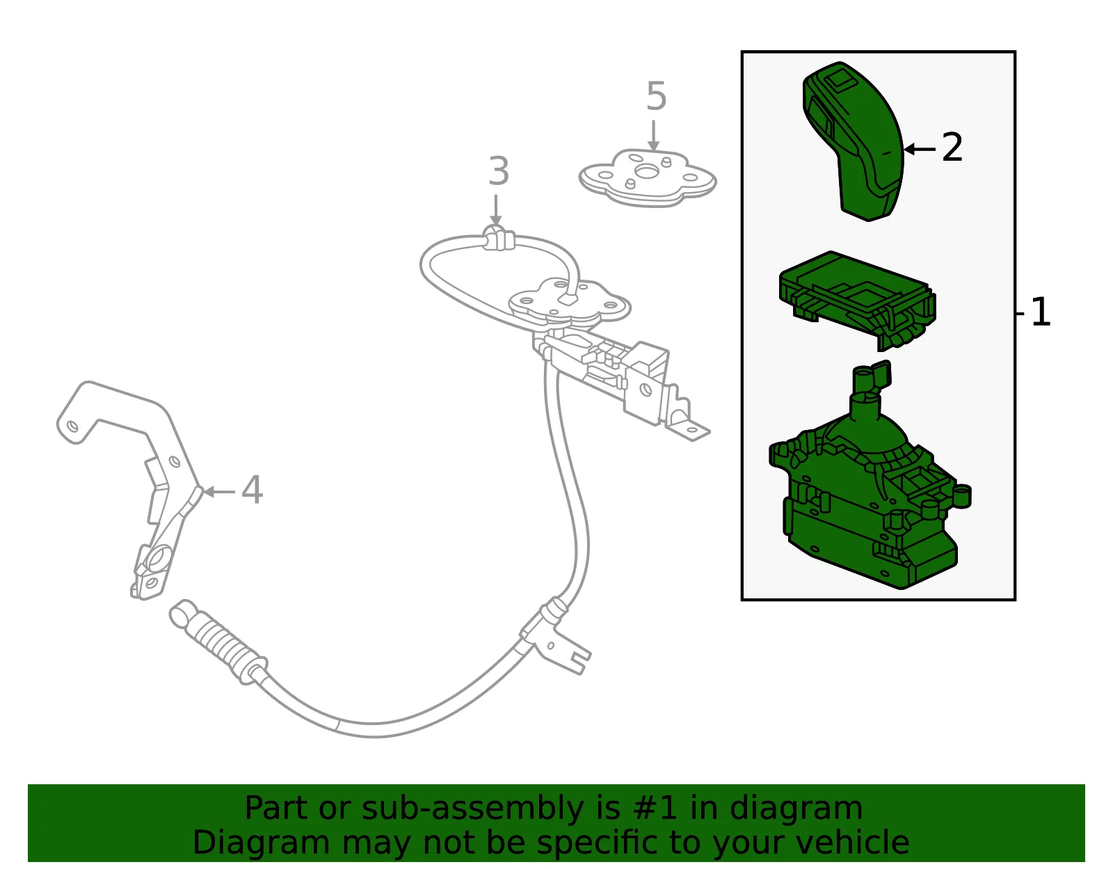 Shifter - GM (86517326) - view 3