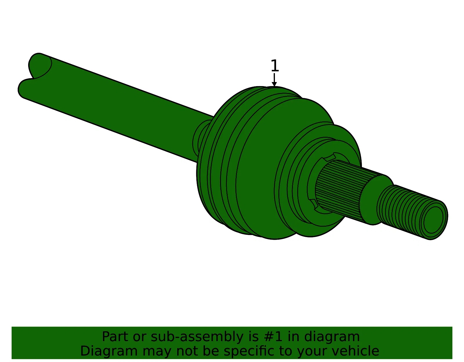Axle Assembly - GM (86797571) - view 3