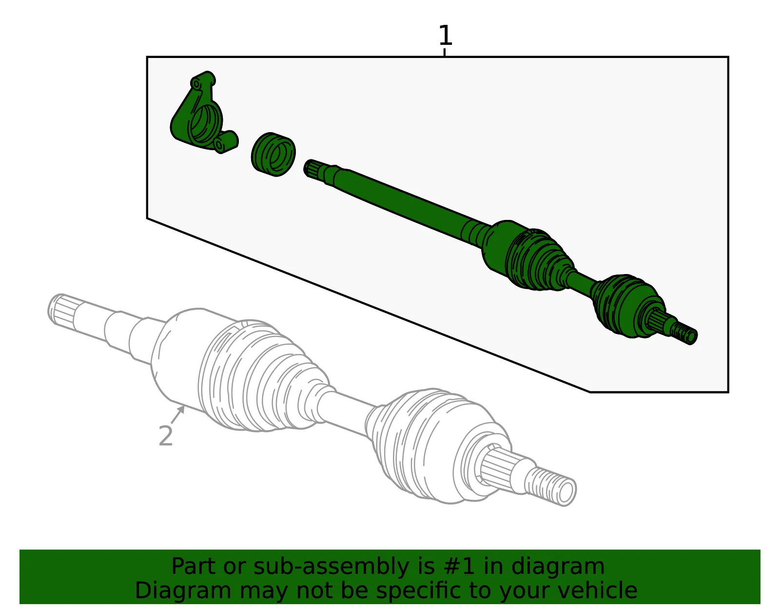 Axle Assembly - GM (86797913) - view 3