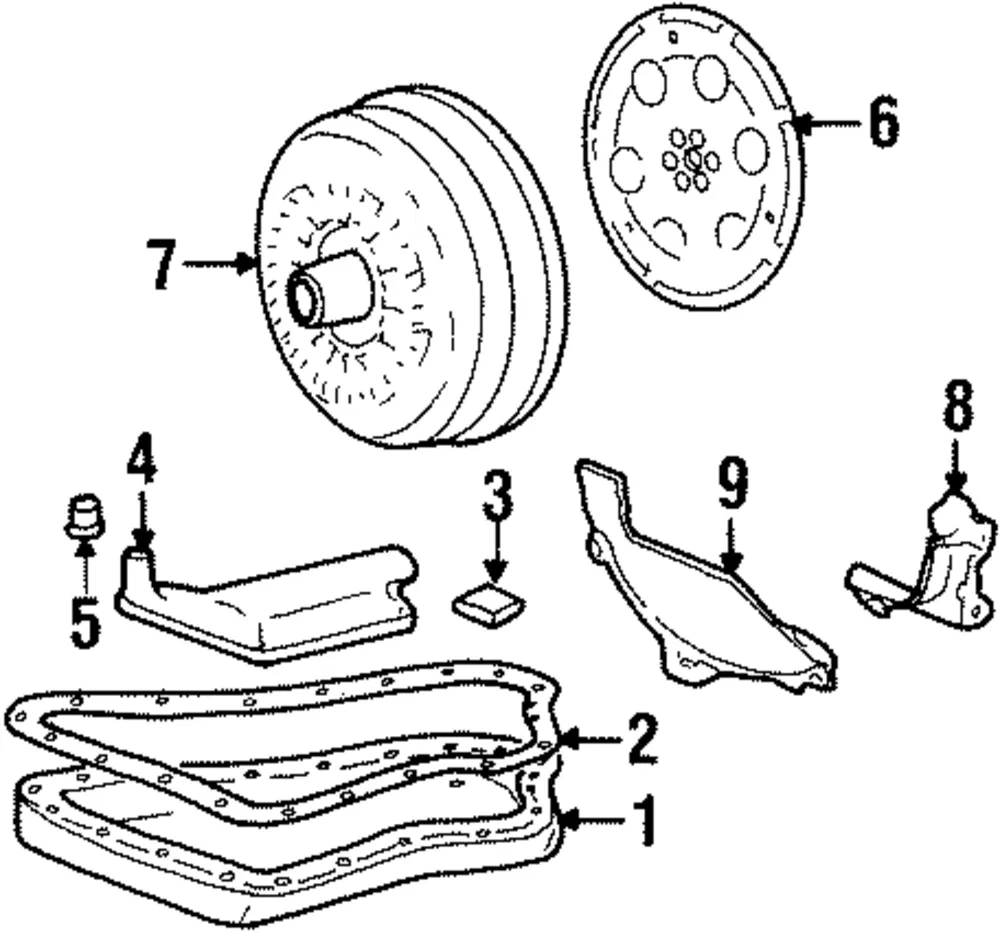 Automatic Transmission Torque Converter, Remanufactured - GM (8681964)