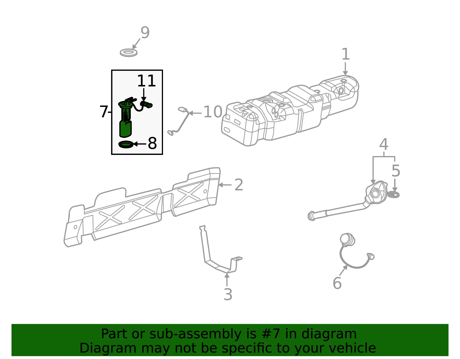 Fuel Pump Assembly - GM (86820975) - view 2
