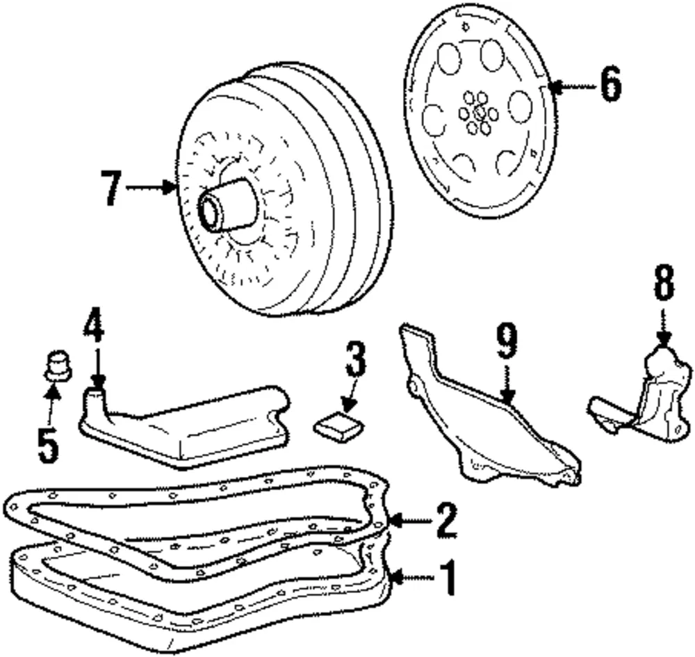 Automatic Transmission Torque Converter, Remanufactured - GM (8690936)
