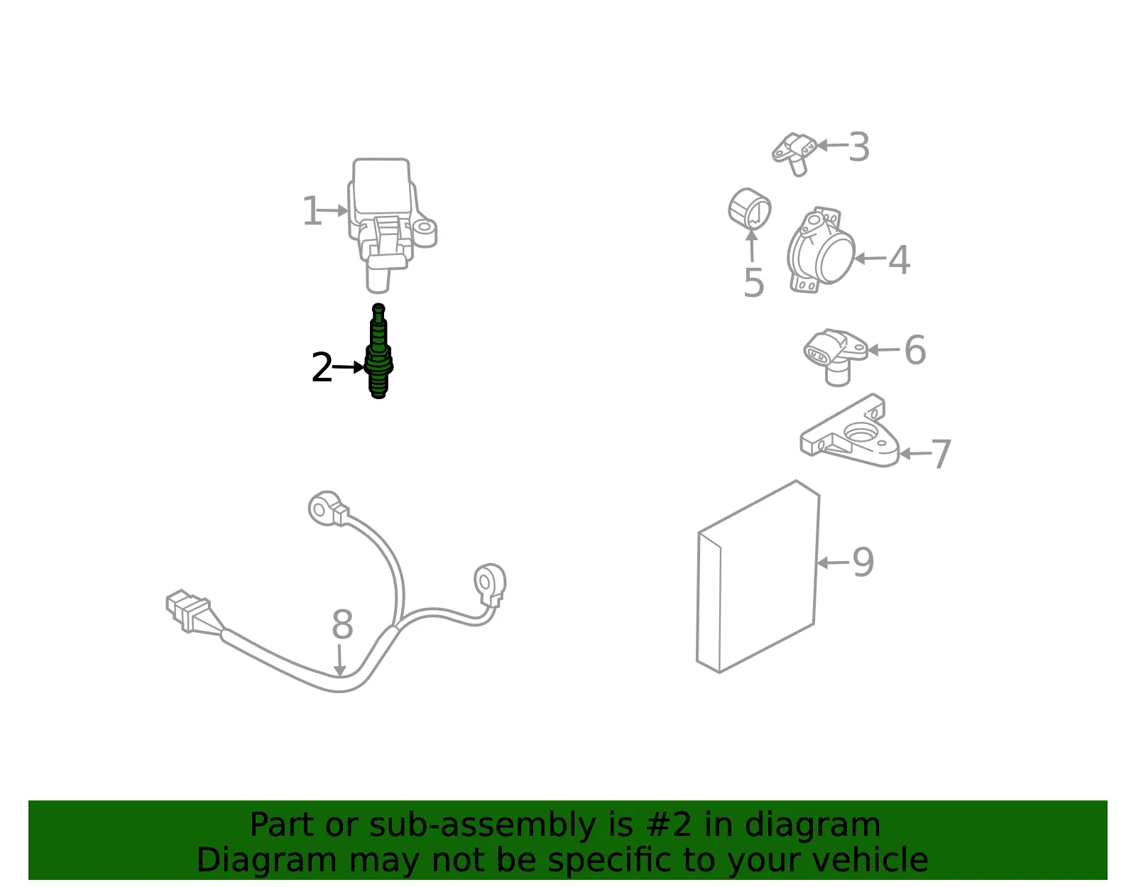 Spark Plug Set - Volvo (8692072) - view 3