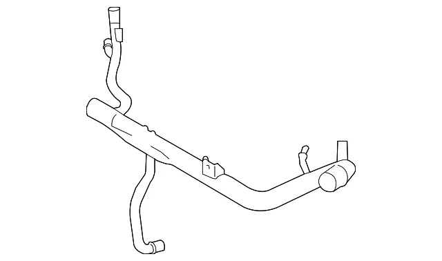 Engine Coolant Crossover Pipe - Volvo (8692881)
