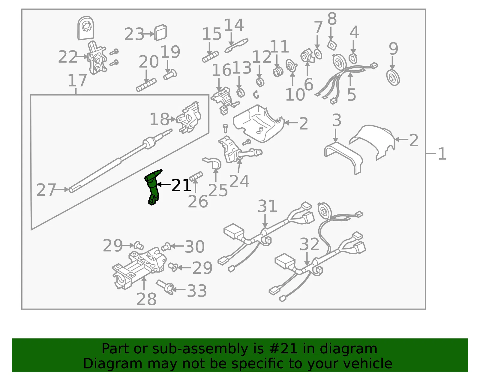 Shift Interlock Solenoid - GM (88967140) - view 5
