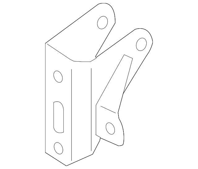 Rear Automatic Transmission Mount Bracket - GM (88975607) - view 2