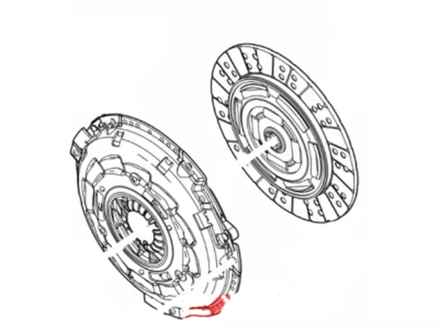 Clutch Pressure Plate And Disc Set - Ford (8C3Z-7B546-A) - view 2