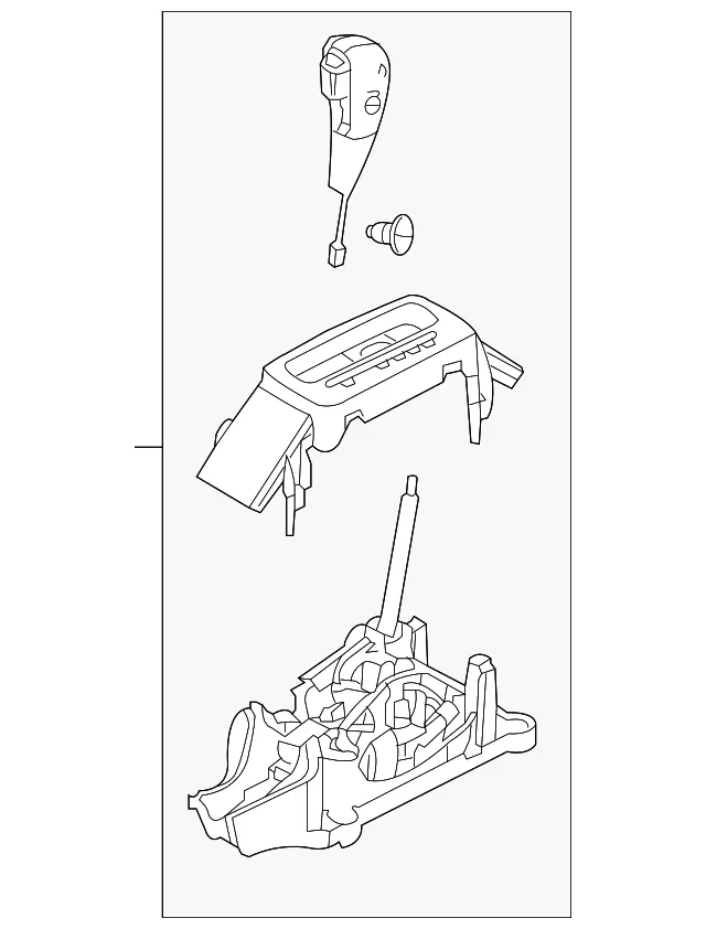 Automatic Transmission Shift Lever - Ford (8a8z7210na) - view 4