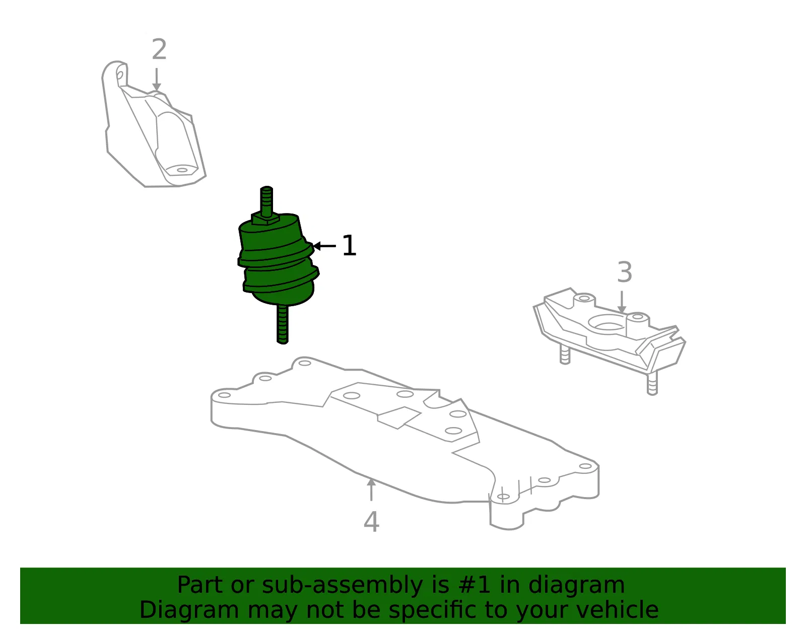 Engine Mount - ACDelco (92249010) - view 5