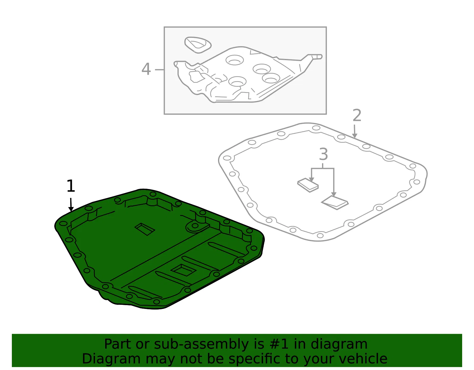 Automatic Transmission Fluid Pan - ACDelco (93741463)