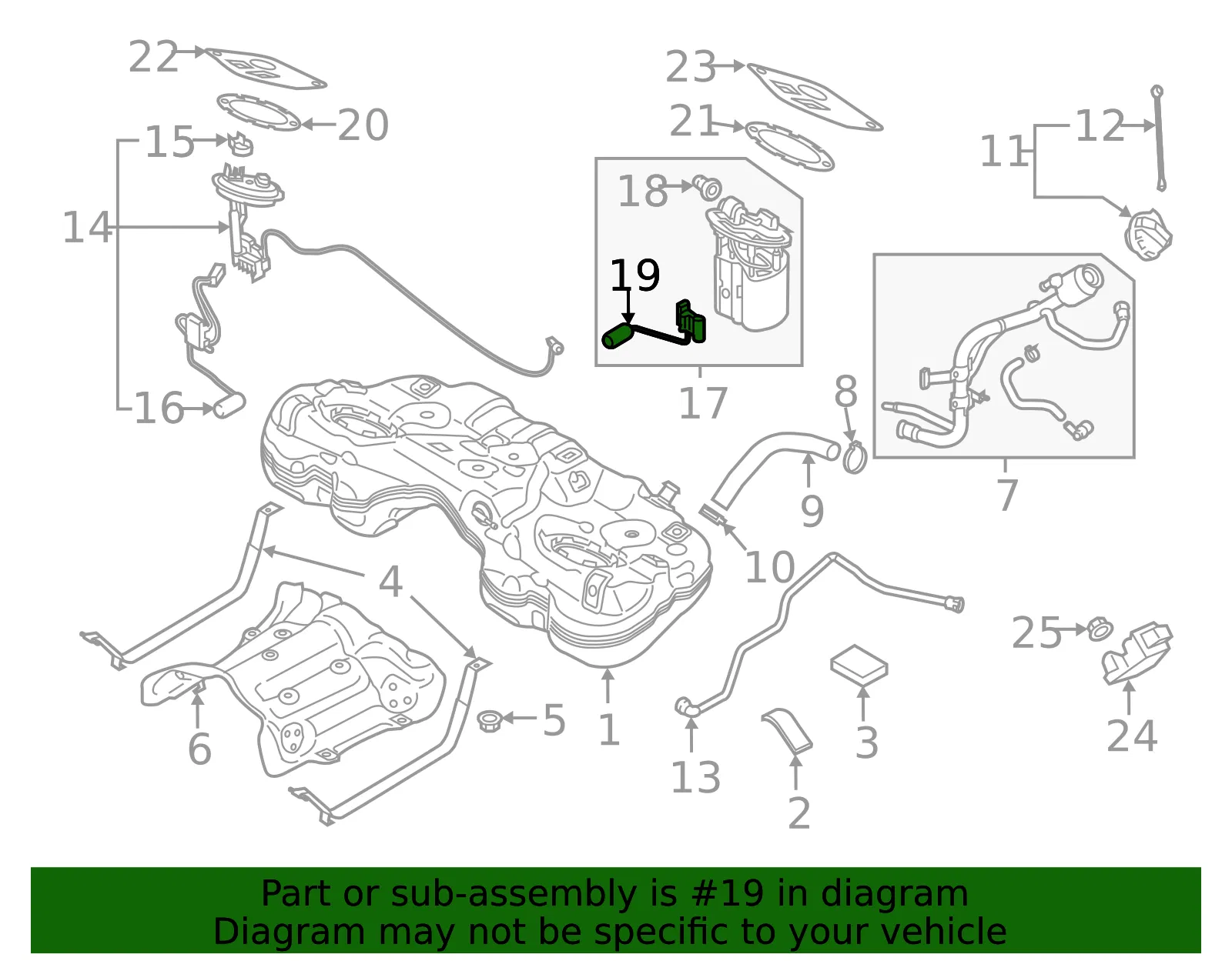 Fuel Gauge Sending Unit - Kia (94460-J5050) - view 2
