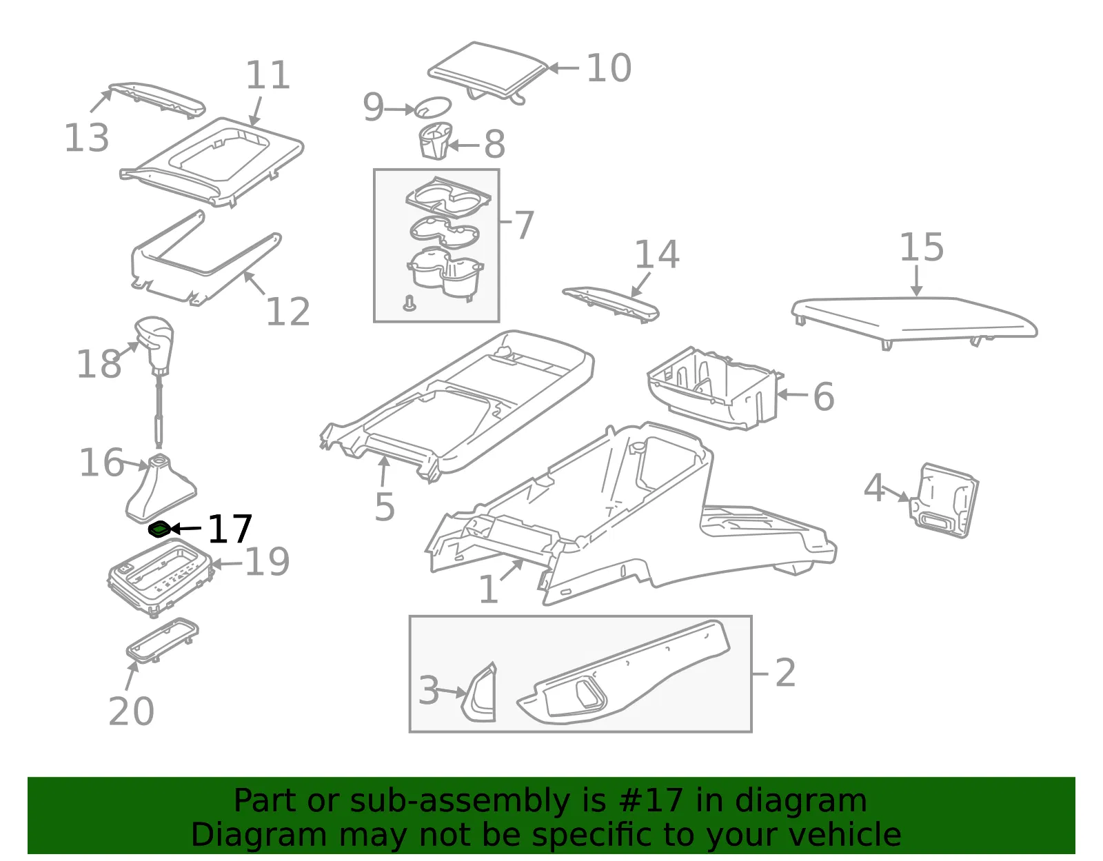 Automatic Transmission Shift Linkage Boot Clip - Volvo (9463323) - view 2