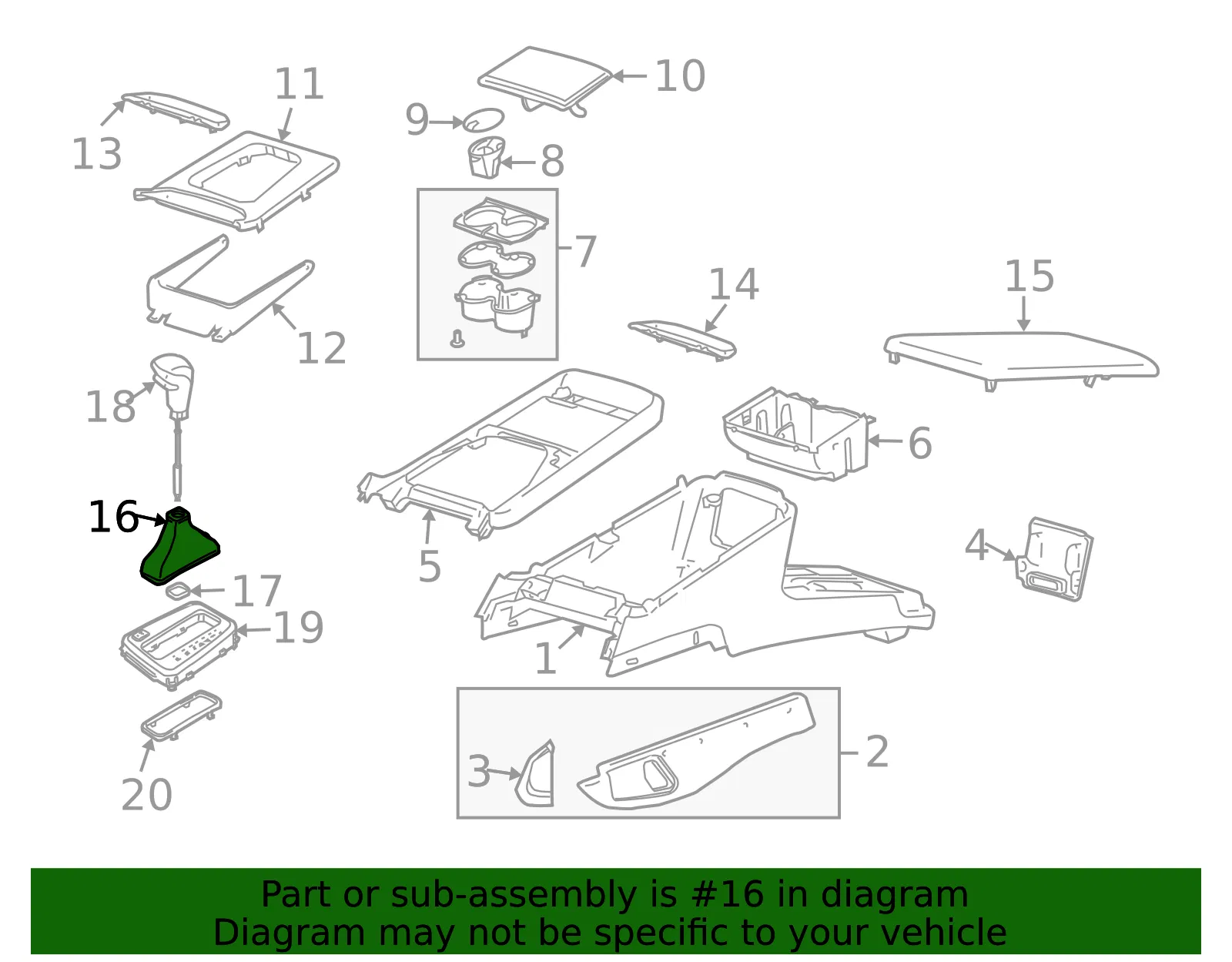 Automatic Transmission Shift Linkage Boot - Volvo (9463543) - view 3