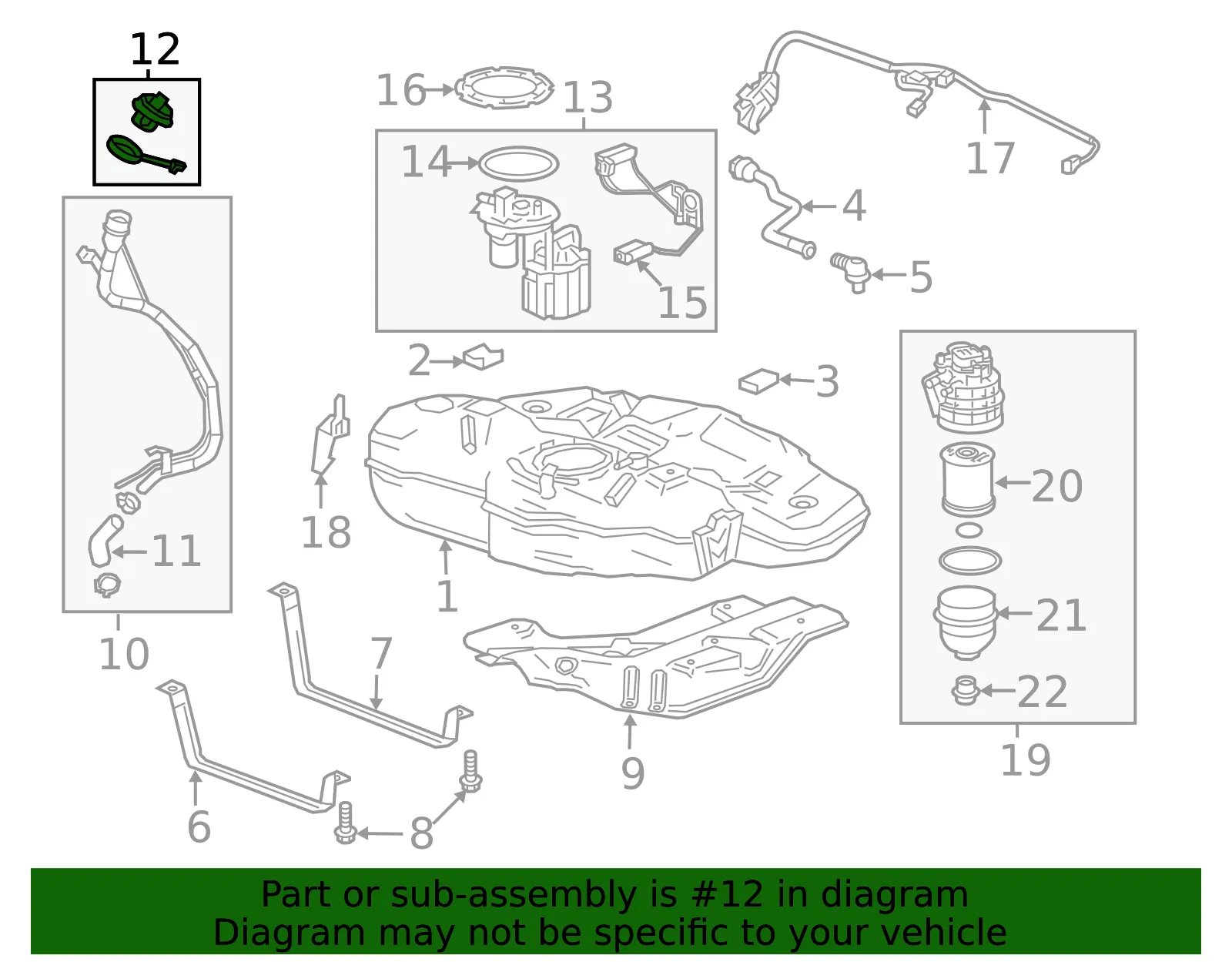 Fuel Cap - GM (95292263) - view 4