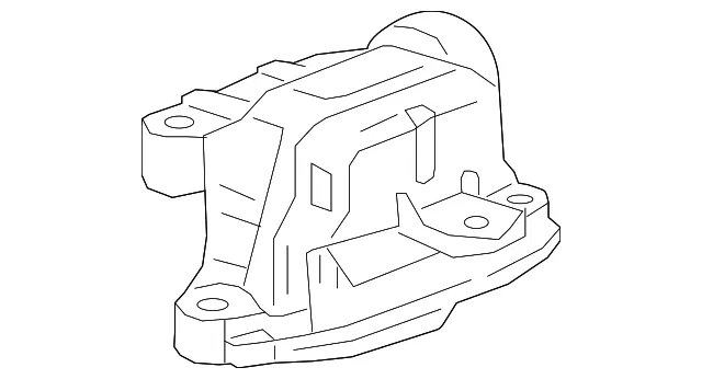 Engine Mount - ACDelco (95418203) - view 3