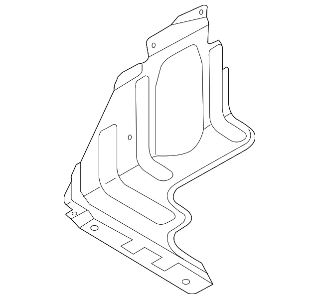 Passenger Side Engine Mount Shield - GM (96653520) - view 4