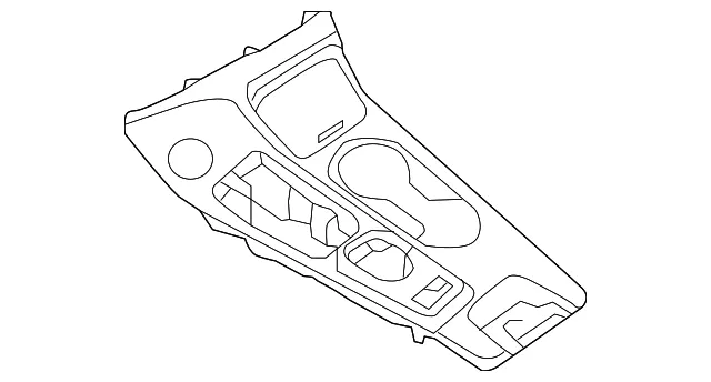 Automatic Transmission Shift Cover Plate - Nissan (96941-9DD4C)