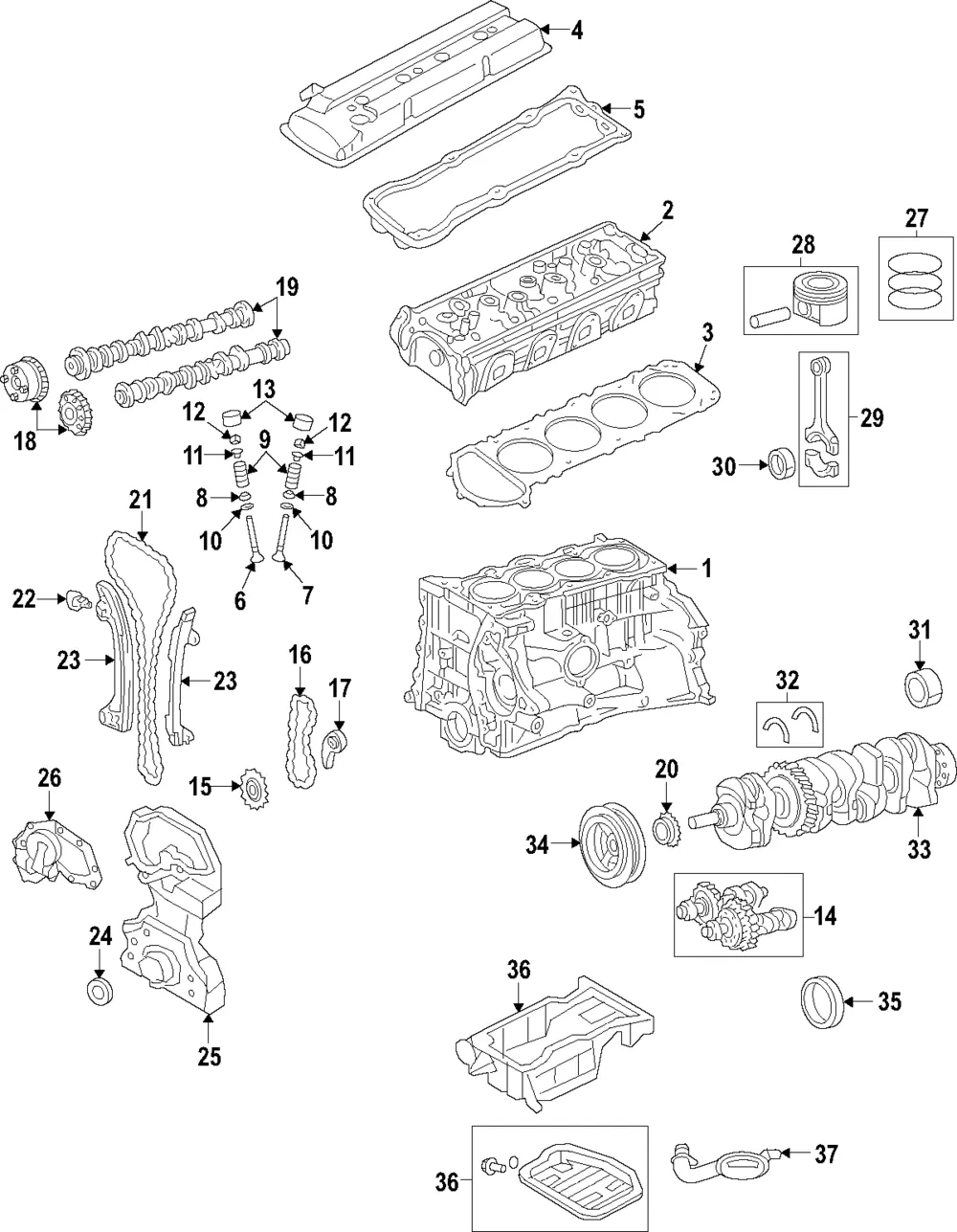 Engine Piston - Nissan (A2010-3TU2A)