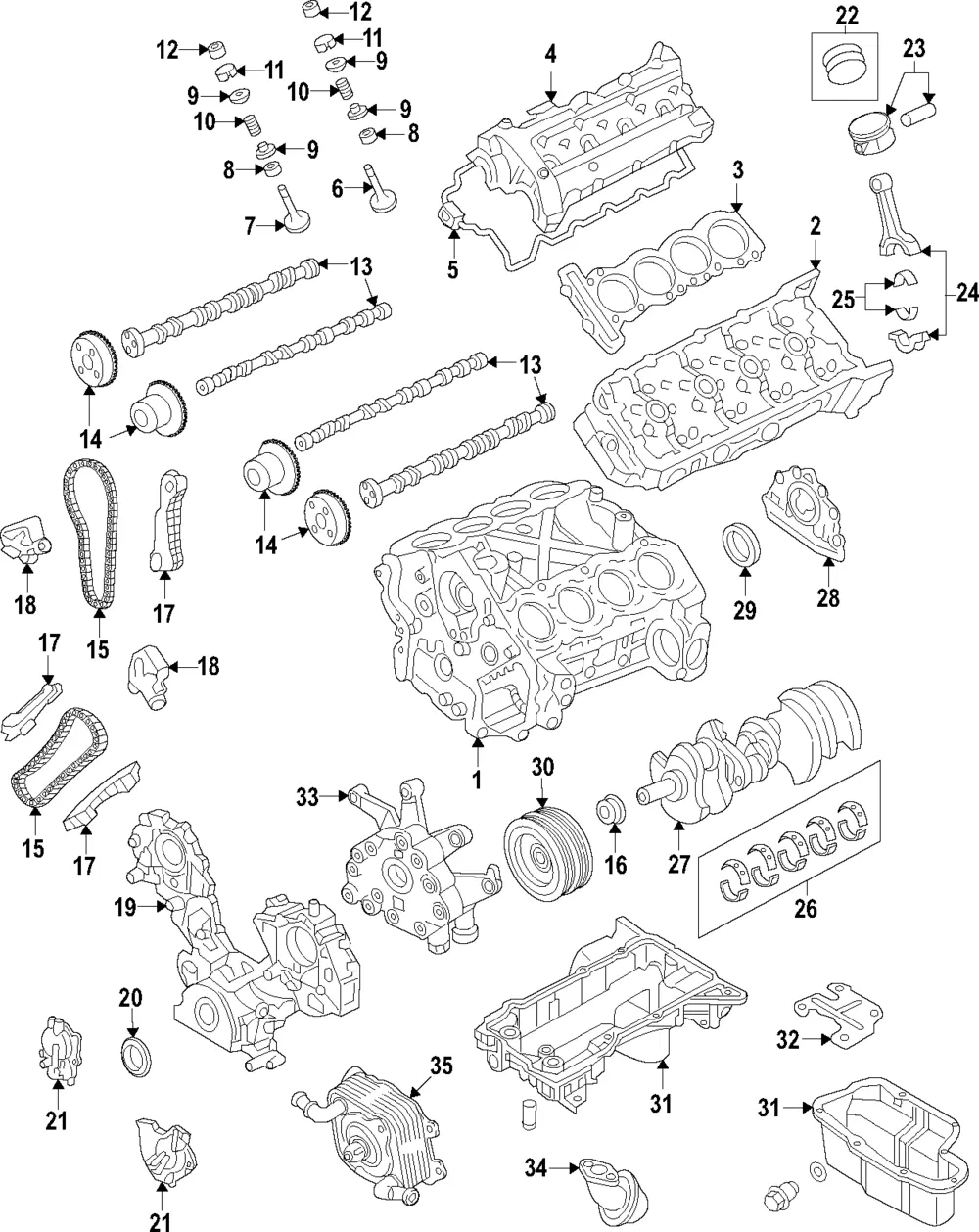 Engine Piston - Nissan (A2010-9FV2C)
