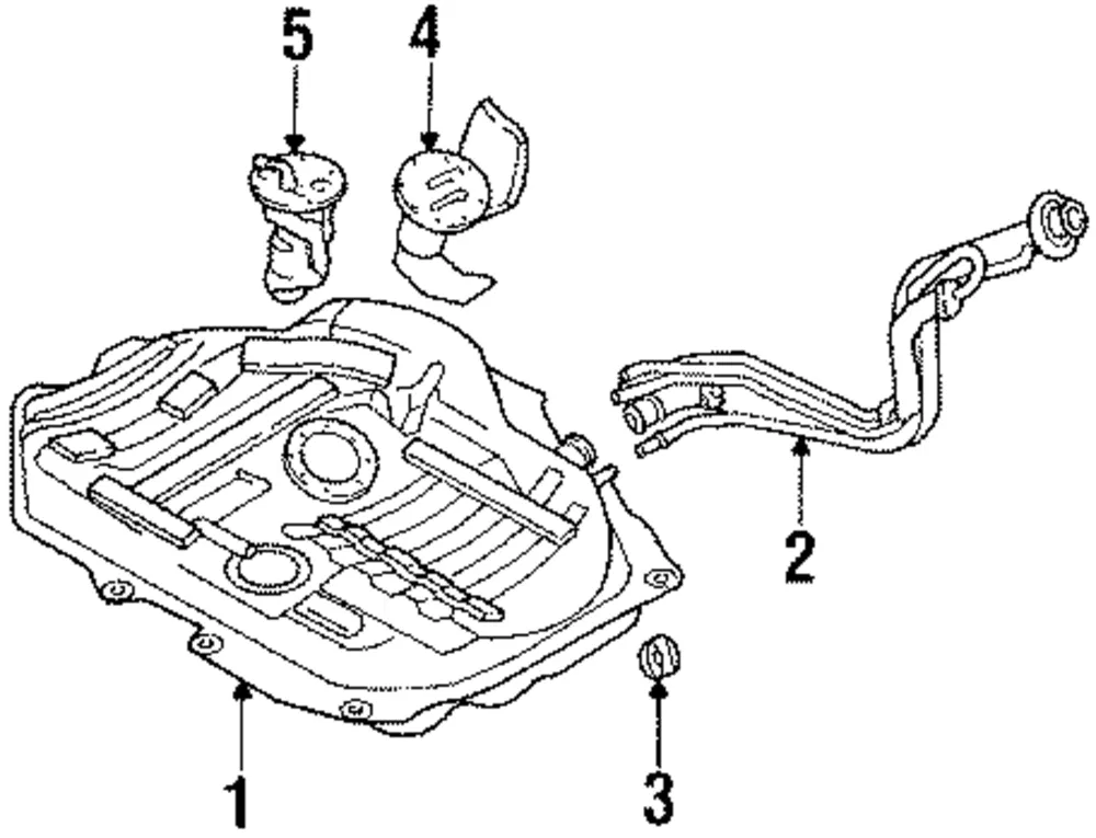 Cap Fuel - MAZDA (BF6742250)