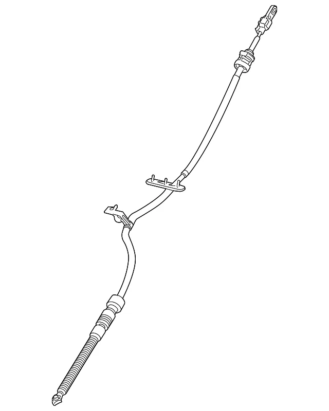 Automatic Transmission Shifter Cable - Mazda (BFD2-46-500) - view 2