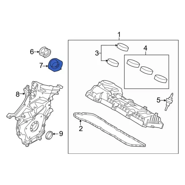Engine Oil Filler Tube - Ford (BL3Z-6763-B) - view 8