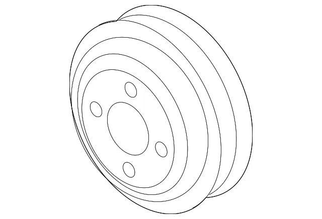 Engine Water Pump Pulley - Ford (BR3Z-8509-HA) - view 4