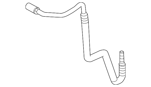 Automatic Transmission Oil Cooler Hose Assembly - Ford (BT4Z-7C410-B) - view 4