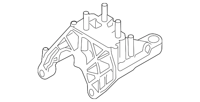 Engine Mount Support Bracket - Ford (C1BZ-7M125-A) - view 4