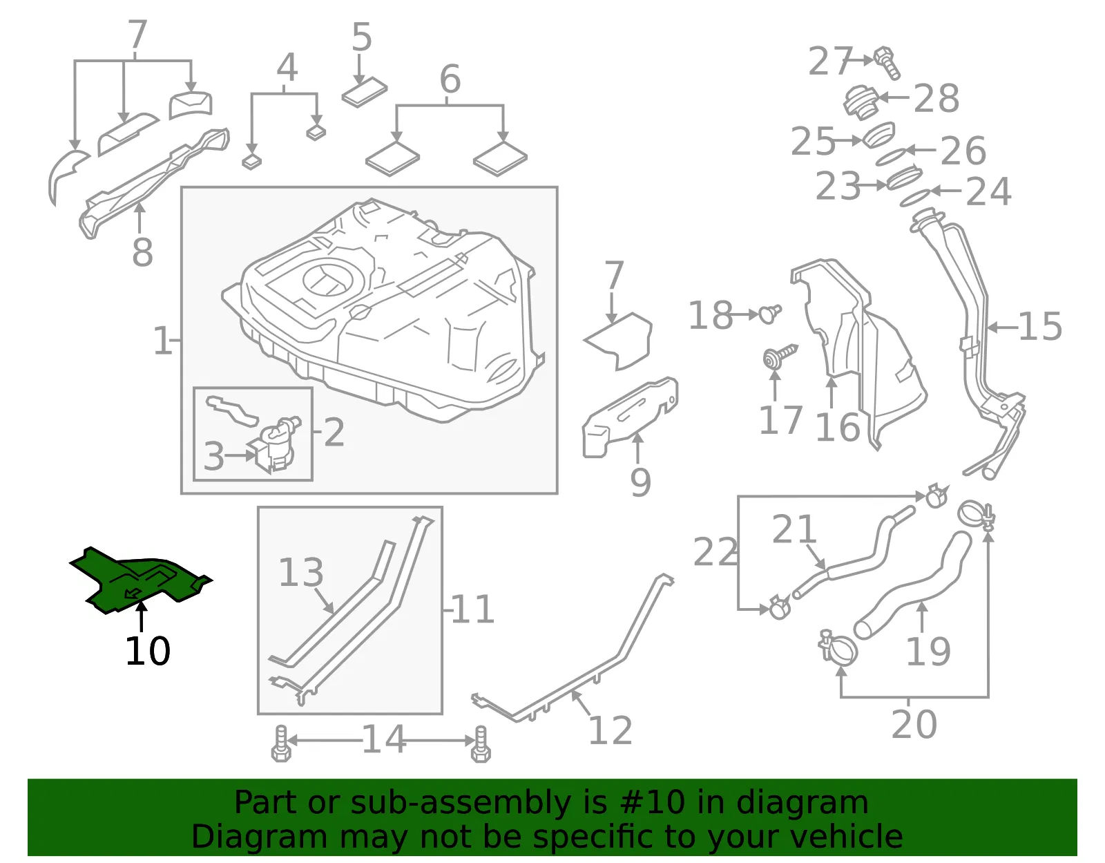 Fuel Tank Shield - Mazda (C235-42-791A) - view 3