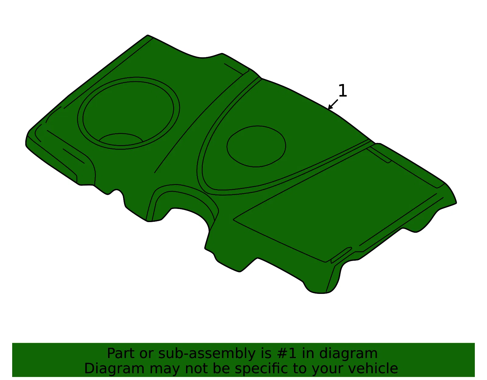 Engine Cover - Mazda (CW01-10-230) - view 2