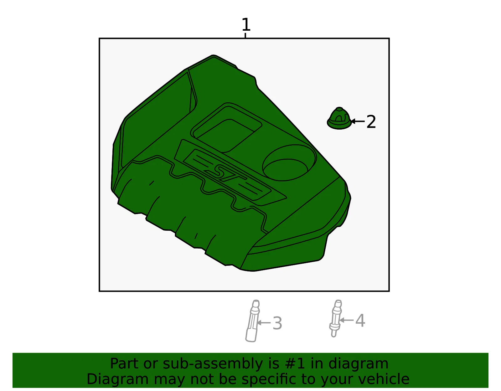 Engine Cover - Ford (DM5Z-6A949-C) - view 8