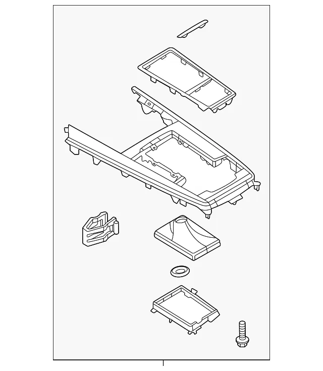 Automatic Transmission Shift Cover Plate - Mazda (DMTG-64-340)