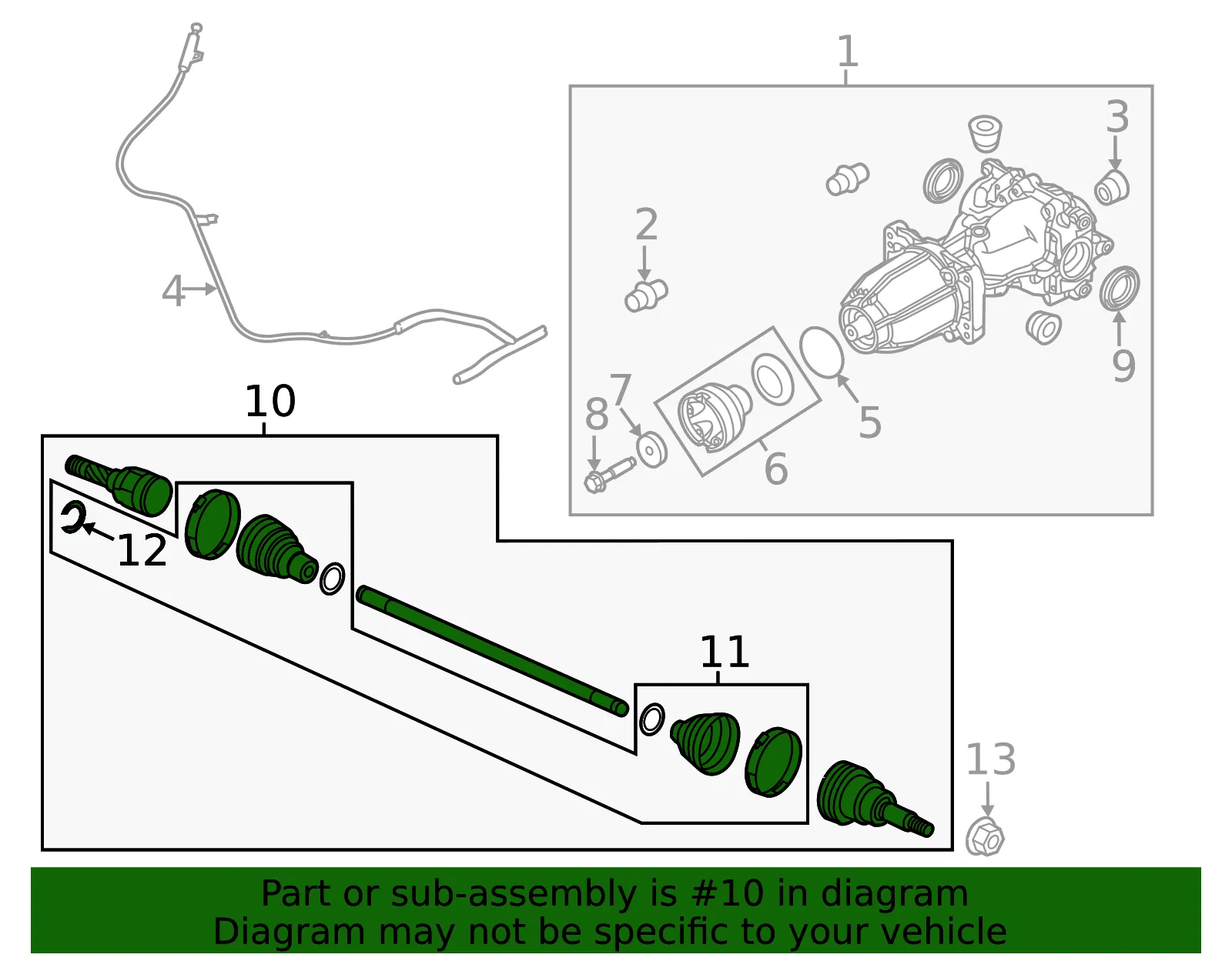 Axle Assembly - Ford (EJ7Z-4K138-E) - view 5
