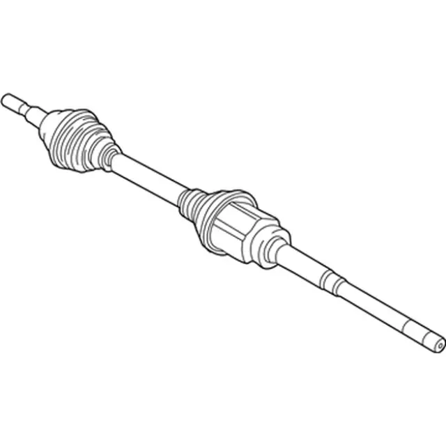 Axle Assembly - Passenger Side (RH) - Ford (F2GZ-3B436-AD)