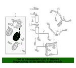 A/C Compressor Clutch Pulley - Ford (F7UZ-19D784-A) - view 7