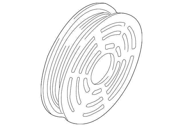 A/C Compressor Clutch Pulley - Ford (F7UZ-19D784-A) - view 4