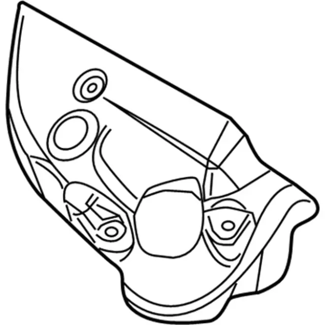 Exhaust Manifold Heat Shield - Ford (FB5Z-9A462-B) - view 4