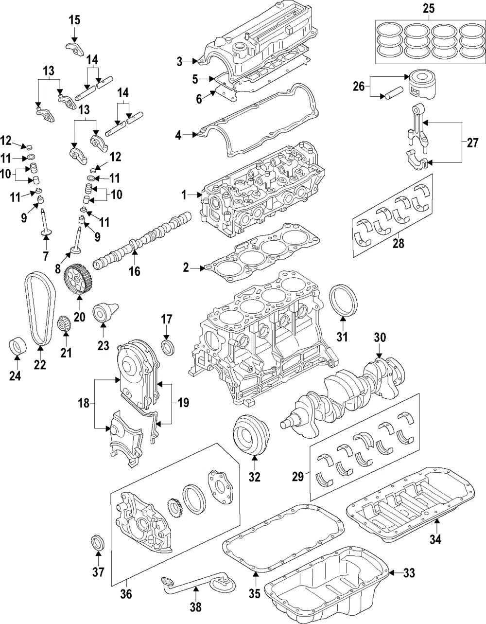 Belt Timing - MAZDA (FEY912205)