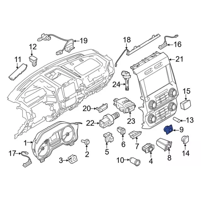 Transfer Case Switch - Ford (FL3Z-14B166-DA) - view 3