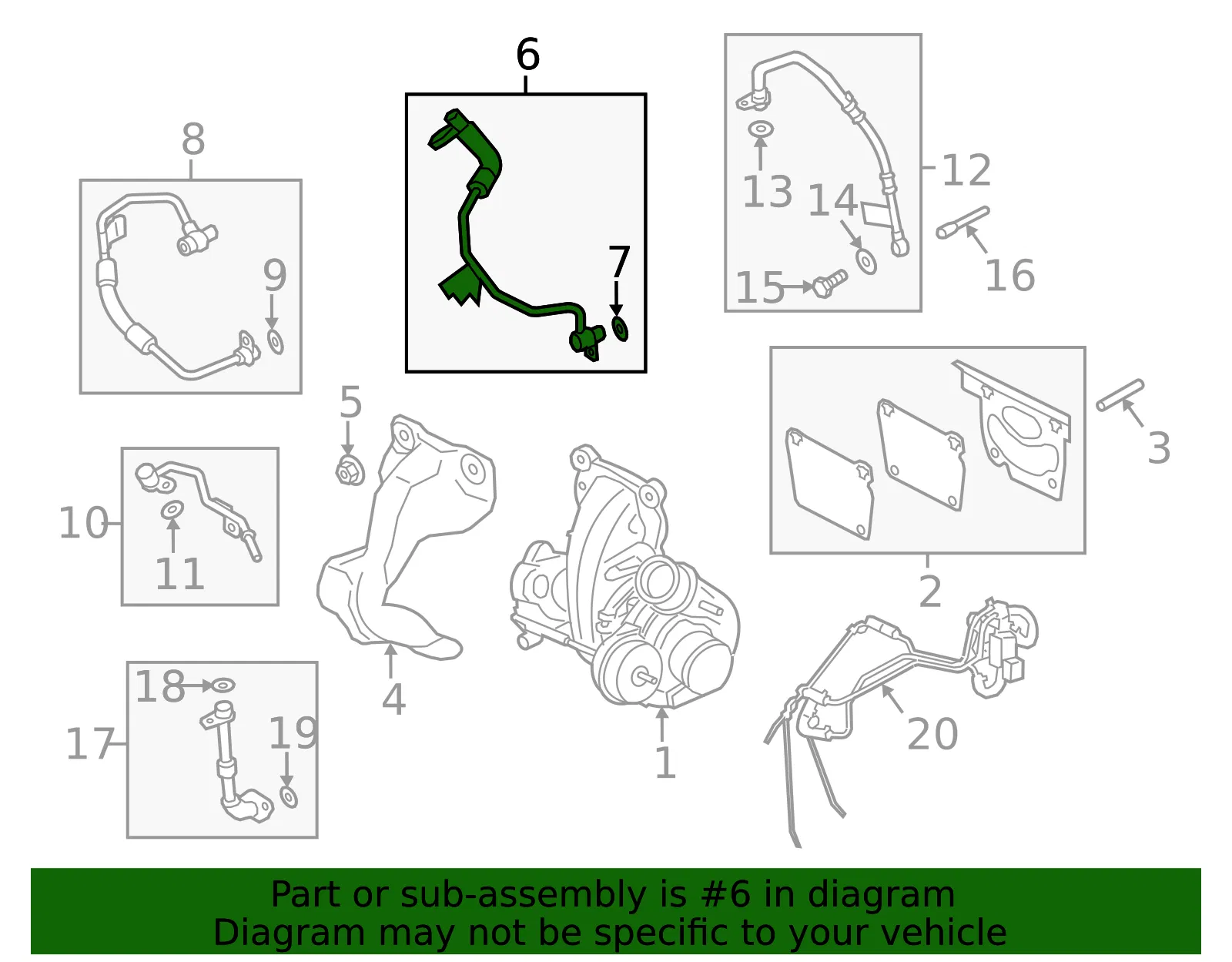 Engine Coolant Hose - Ford (FR3Z-8A520-D) - view 9