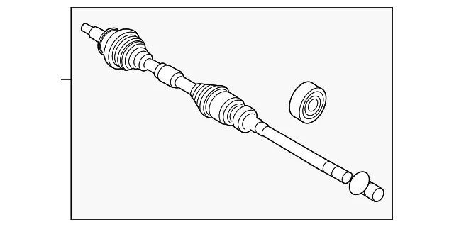 Axle Assembly - Mazda (FT31-25-50X)