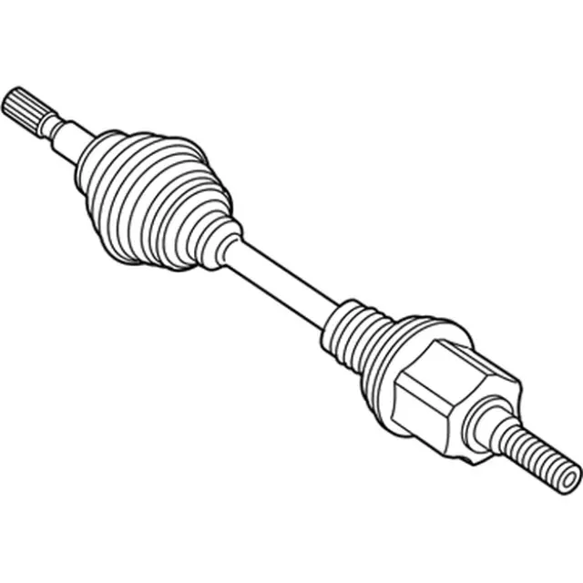 Axle Assembly - Driver's Side (LH) - Ford (G3GZ-3B437-B)