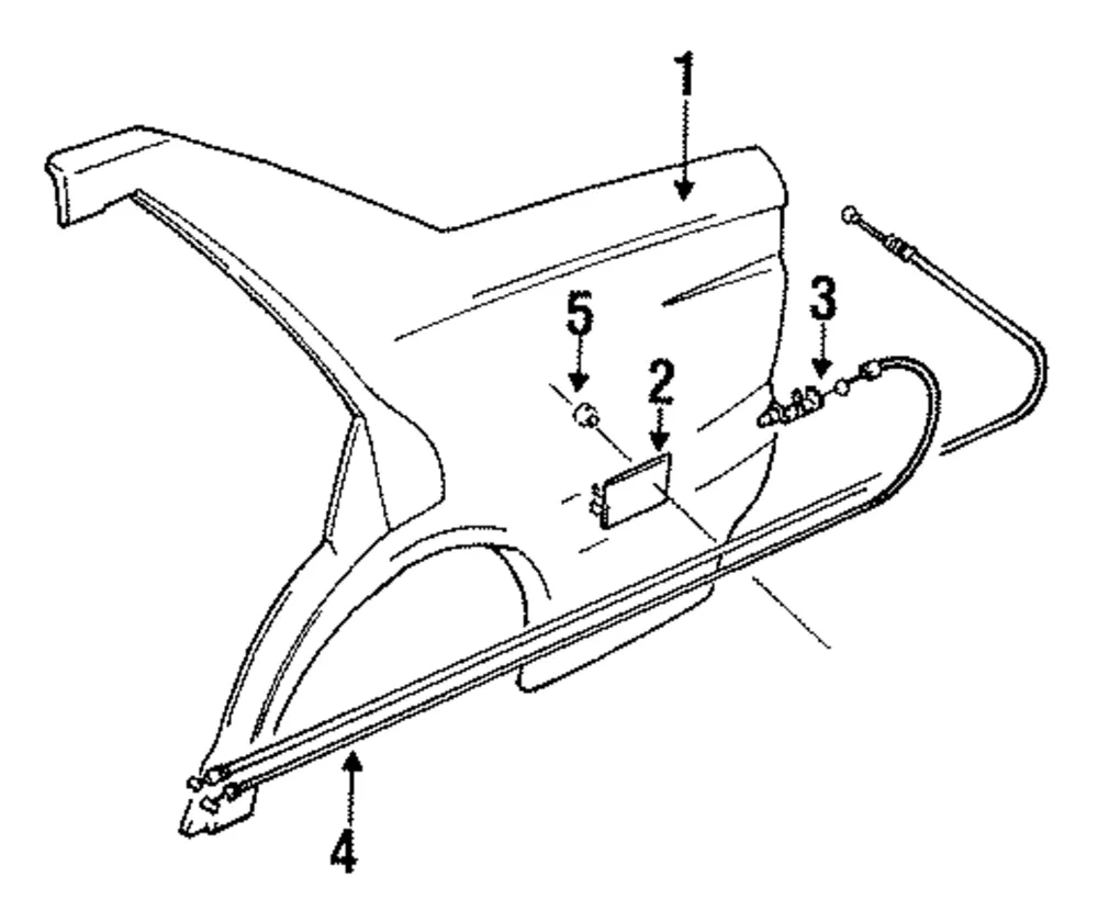 Fuel Filler Lid - MAZDA (GA2K42410A)