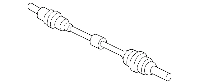 Axle Assembly - Driver's Side (LH) - Mazda (GP37-25-60XR-0D)
