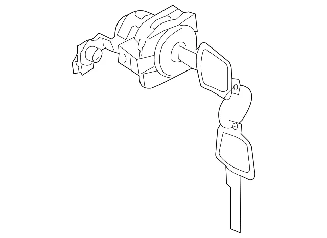 Lock Cylinder - Driver's Side (LH) - Nissan (H0601-1AA1A)