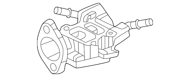 Exhaust Gas Re-Circulation (Egr) Valve Spacer Plate - Mazda (H301-13-870)