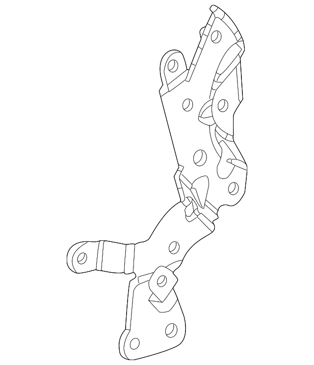 Vapor Canister Purge Solenoid Bracket - Mazda (H301-18-28X)