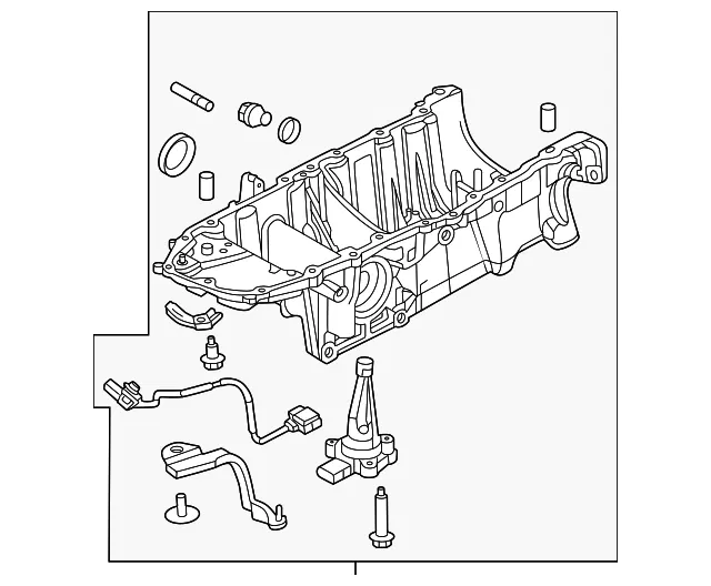 Oil Pan - Mazda (H302-10-4A0A)