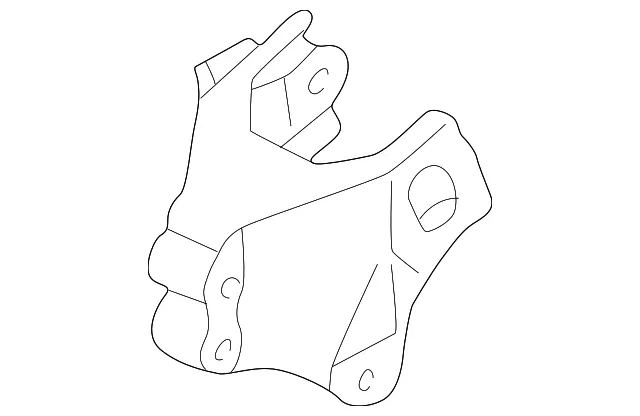 Bracket No 1 Engine - MAZDA (KB3039010A)